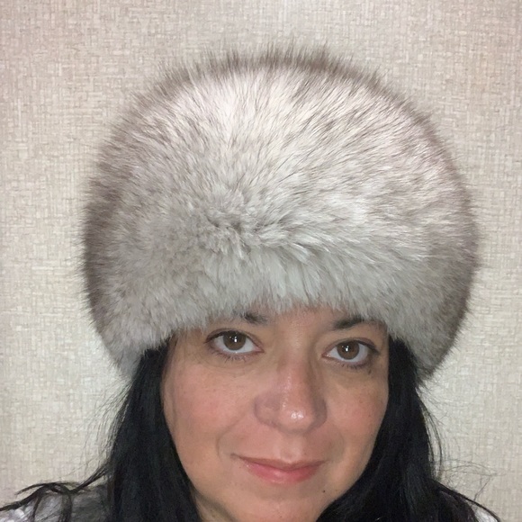 Genuine Fox Hat Silk Lined Vintage